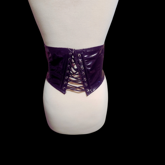 Faux Latex Waist Corset - Picture 2 of 2
